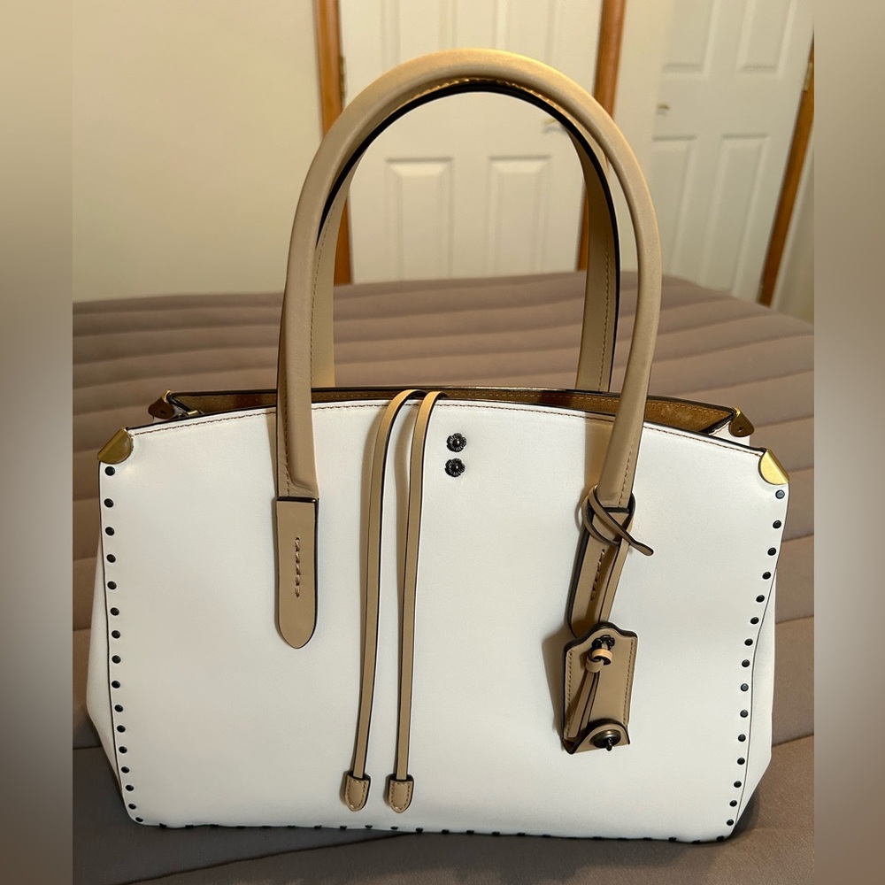 COACH 1941 Collection Cooper Carryall Handbag with Rivet Trim